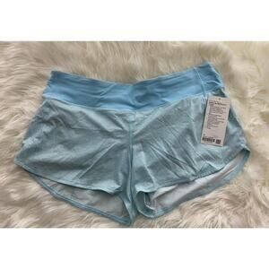 NWT Lululemon Speed Up MR Short 4" HXIB/ICBU Sz 14